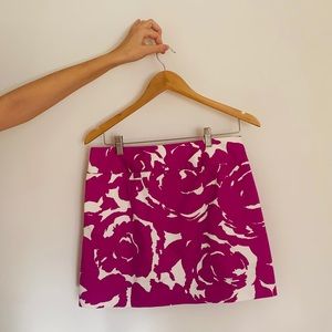 Patterned Mini-Skirt